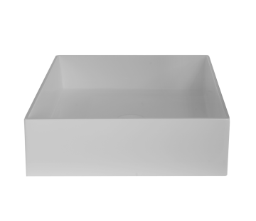 iStone Square Basin 380 x 380 x 110mm Gloss White