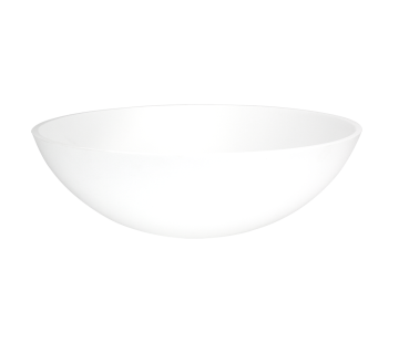 iStone Round Basin 400 x 130mm Matte White