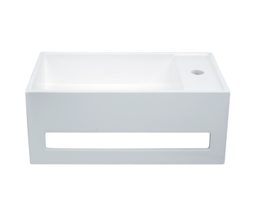iStone WC Basin 500 x 300 x 200mm Gloss White
