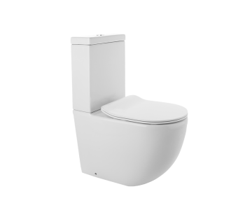 Luci2 Toilet Suite with Thick Seat Gloss White