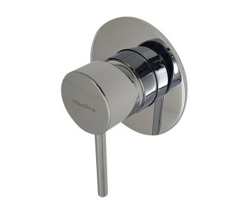 Xera Shower Mixer with Solid Flat Plate 95mm diameter