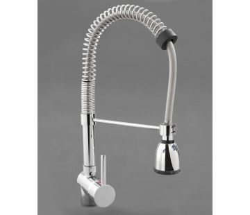 Xera Coiled Sink Mixer - Chrome