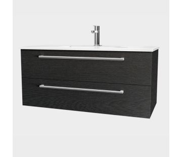 Zara 1000 Wall-Hung Vanity, 2 Drawers