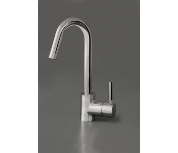 Zento Gooseneck Sink Mixer - Chrome