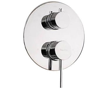 Zento 3-Way Shower Mixer Diverter Chrome